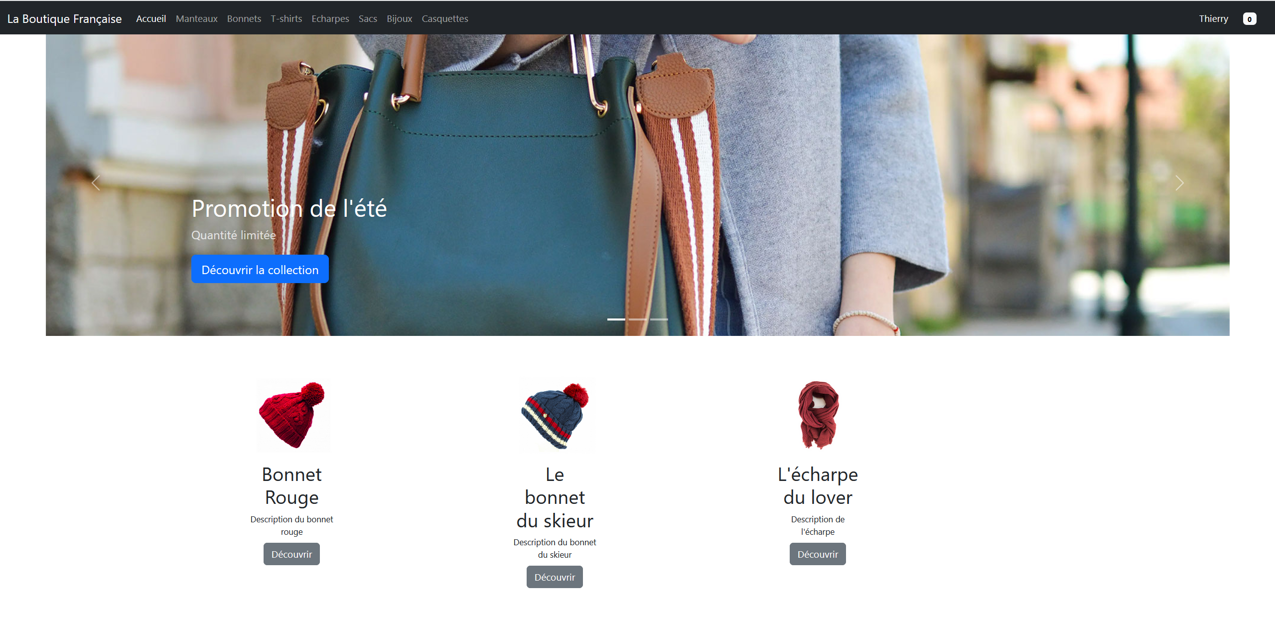 la boutique française